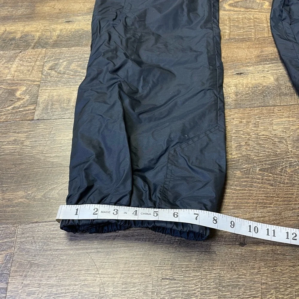 Obermeyer Cannon Rain Pants Mens XL Elastic Waist Ski Black Nylon Unlined
